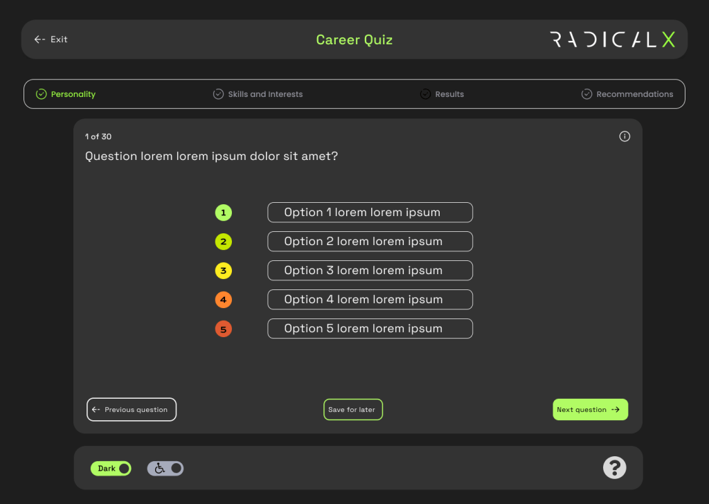 Ordered List dark mode
