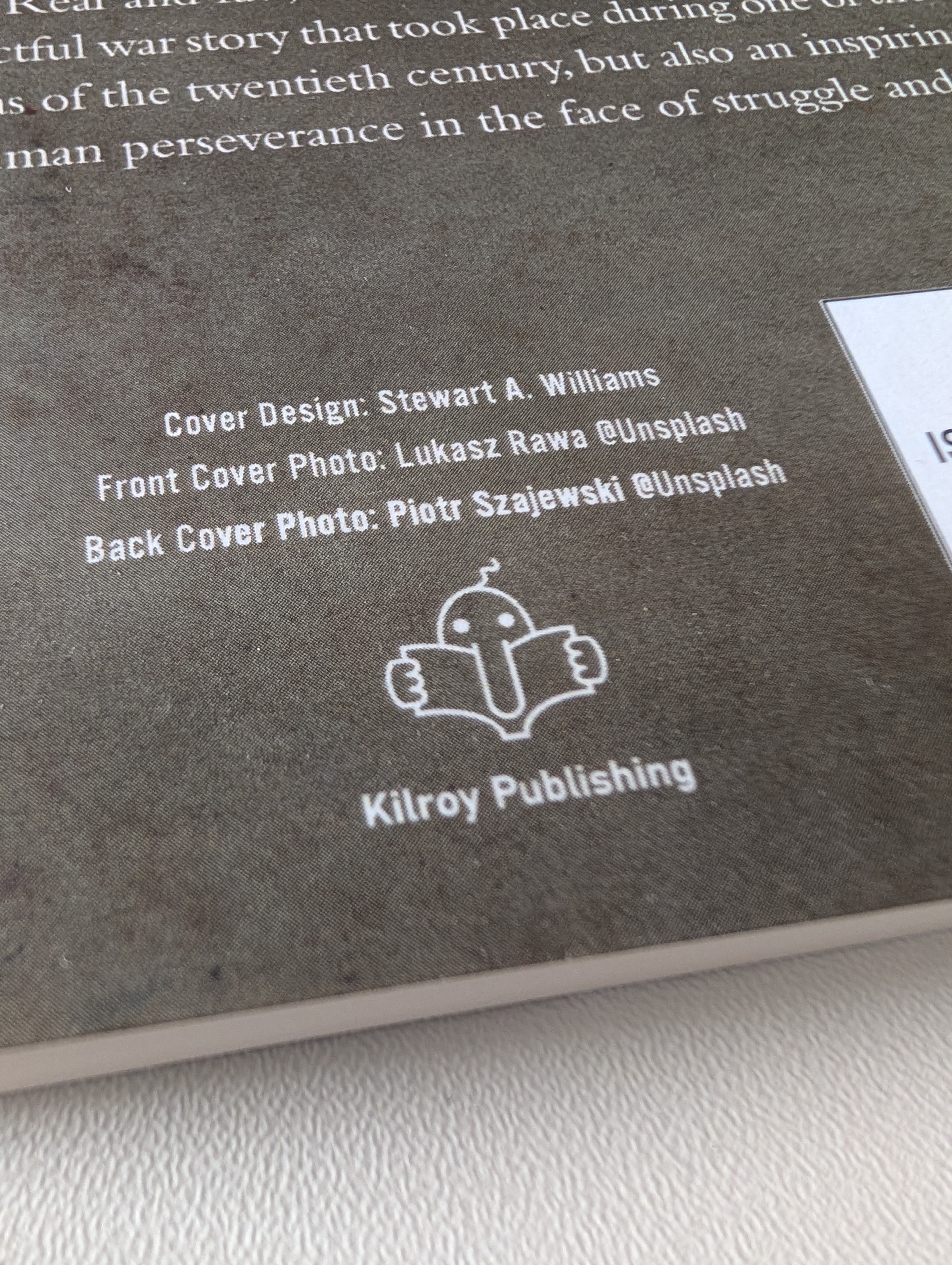 Kilroy Publishing Logo Back